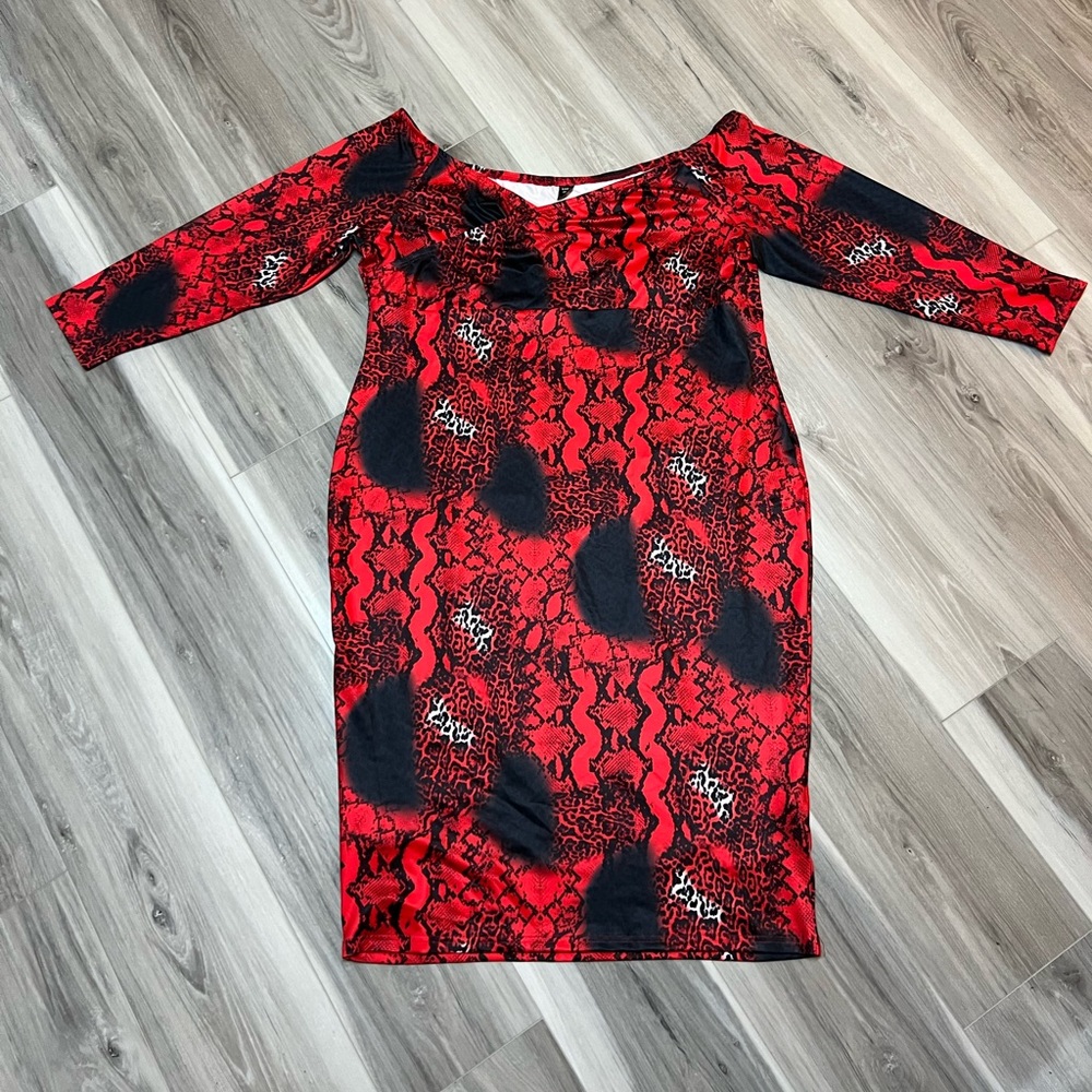 Red dress